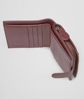 Bottega Veneta® Aubergine Intrecciato Nappa Bi-Fold Wallet Bottega Veneta® Aubergine Intrecciato Nappa Bi-Fold Wallet