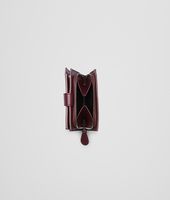 Bottega Veneta® Aubergine Intrecciato Nappa Bi-Fold Wallet Bottega Veneta® Aubergine Intrecciato Nappa Bi-Fold Wallet