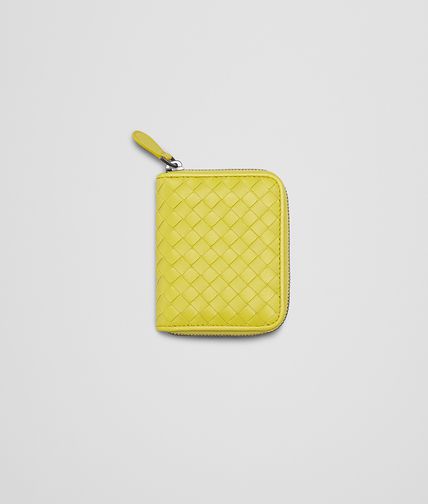 BOTTEGA VENETA - New Chartreuse Intrecciato Nappa Coin Purse