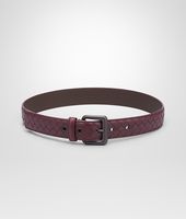 Bottega Veneta® AUBERGINE INTRECCIATO NAPPA BELT Bottega Veneta® AUBERGINE INTRECCIATO NAPPA BELT