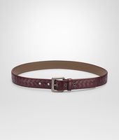 Bottega Veneta® CINTURA AUBERGINE IN VN INTRECCIATO Bottega Veneta® CINTURA AUBERGINE IN VN INTRECCIATO