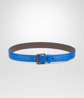 Bottega Veneta® Signal Blue Intrecciato Vn Belt Bottega Veneta® Signal Blue Intrecciato Vn Belt