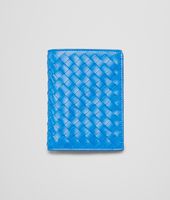Bottega Veneta® PORTAFOGLIO SIGNAL BLUE IN VN INTRECCIATO Bottega Veneta® PORTAFOGLIO SIGNAL BLUE IN VN INTRECCIATO
