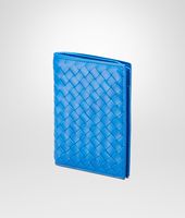 Bottega Veneta® PORTAFOGLIO SIGNAL BLUE IN VN INTRECCIATO Bottega Veneta® PORTAFOGLIO SIGNAL BLUE IN VN INTRECCIATO