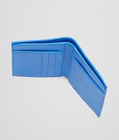 Bottega Veneta® Signal Blue Intrecciato Vn Wallet Bottega Veneta® Signal Blue Intrecciato Vn Wallet