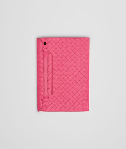 BOTTEGA VENETA - Rosa Shock Intrecciato Nappa Mini iPad Case