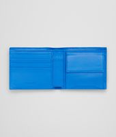 Bottega Veneta® Nero Signal Blue Intrecciato Washed Vintage Wallet Bottega Veneta® Nero Signal Blue Intrecciato Washed Vintage Wallet