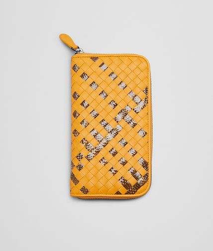 BOTTEGA VENETA - Sun Intrecciato Ayers Nappa Zip Around Wallet