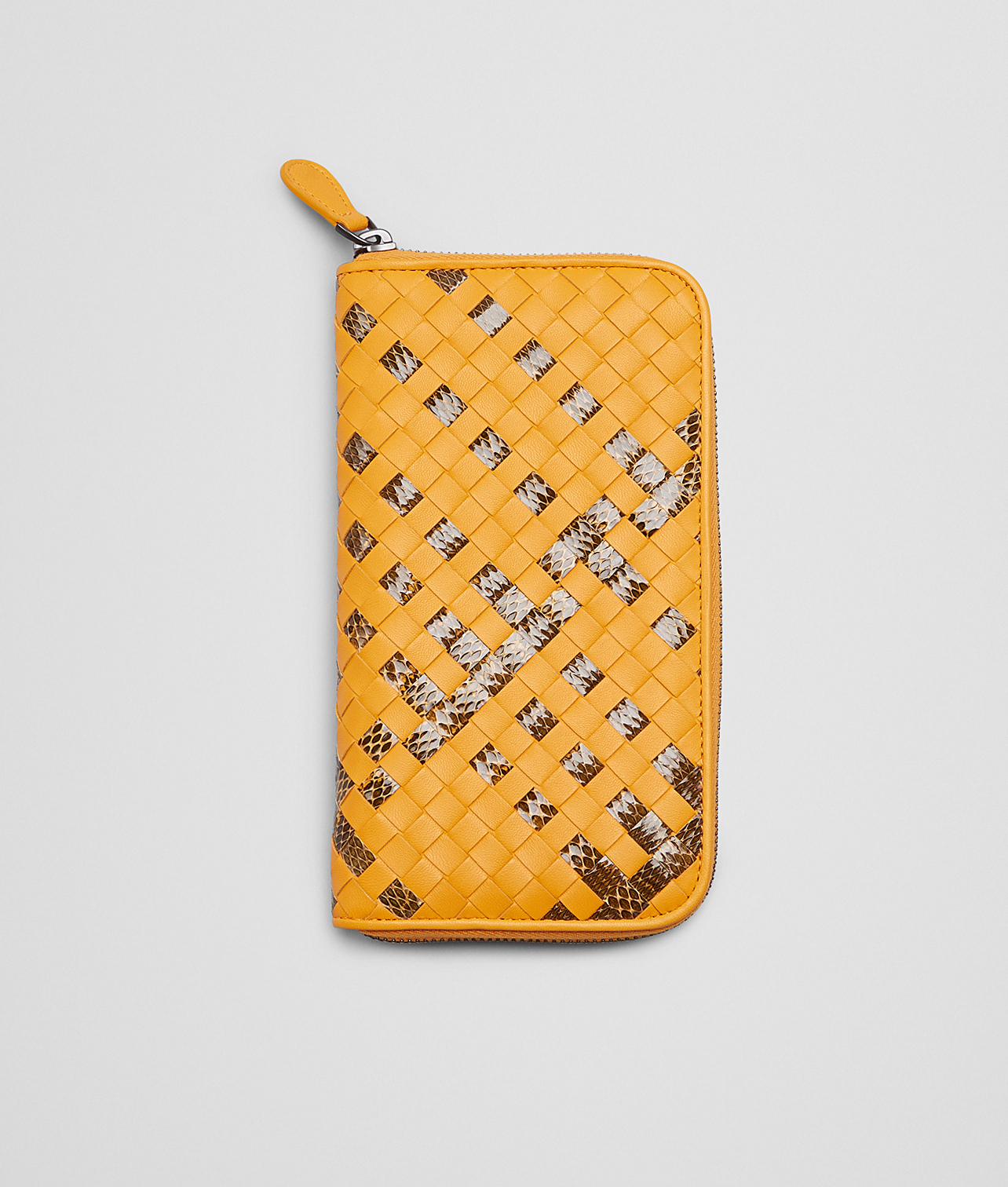 BOTTEGA VENETA - Sun Intrecciato Ayers Nappa Zip Around Wallet