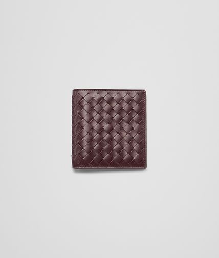 BOTTEGA VENETA - Aubergine Intrecciato VN Wallet