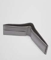 Bottega Veneta® Medium Grey Intrecciato Vachette Wallet Bottega Veneta® Medium Grey Intrecciato Vachette Wallet