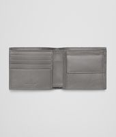 Bottega Veneta® Medium Grey Intrecciato Vachette Wallet Bottega Veneta® Medium Grey Intrecciato Vachette Wallet