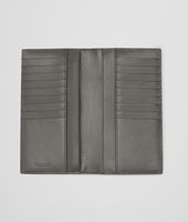Bottega Veneta® PORTAFOGLIO CONTINENTAL MEDIUM GREY IN INTRECCIATO VACHETTE Bottega Veneta® PORTAFOGLIO CONTINENTAL MEDIUM GREY IN INTRECCIATO VACHETTE