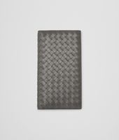 Bottega Veneta® PORTAFOGLIO CONTINENTAL MEDIUM GREY IN INTRECCIATO VACHETTE Bottega Veneta® PORTAFOGLIO CONTINENTAL MEDIUM GREY IN INTRECCIATO VACHETTE