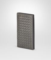 Bottega Veneta® PORTAFOGLIO CONTINENTAL MEDIUM GREY IN INTRECCIATO VACHETTE Bottega Veneta® PORTAFOGLIO CONTINENTAL MEDIUM GREY IN INTRECCIATO VACHETTE
