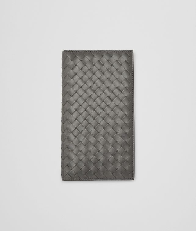 BOTTEGA VENETA Medium Grey Intrecciato Vachette Continental Wallet Continental Wallet U fp