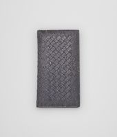 Bottega Veneta® New Light Grey Intrecciato Antique Ostrich Continental Wallet Bottega Veneta® New Light Grey Intrecciato Antique Ostrich Continental Wallet