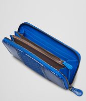 Bottega Veneta® Portemonnaie Mit Rundum-Reissverschluss AUS AYERS UND GEWASCHENEM LAMMLEDER SIGNAL BLUE Bottega Veneta® Portemonnaie Mit Rundum-Reissverschluss AUS AYERS UND GEWASCHENEM LAMMLEDER SIGNAL BLUE