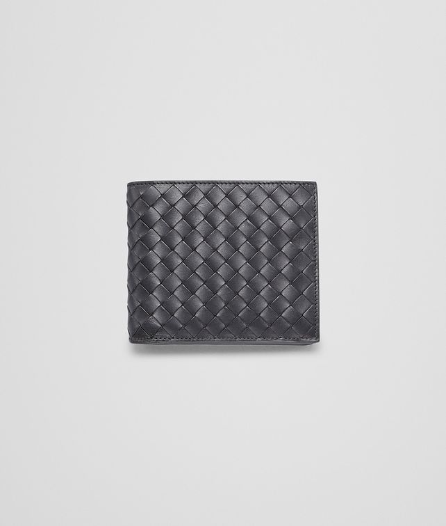 BOTTEGA VENETA WALLET IN NERO CALF INTRECCIATO Bi-fold Wallet U fp