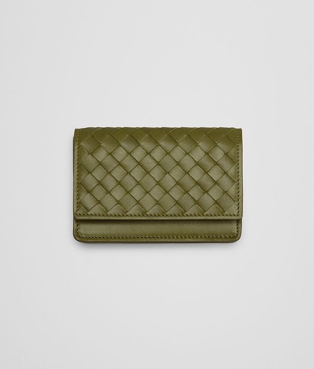 BOTTEGA VENETA KARTENETUI AUS VN-LEDER INTRECCIATO NEW ARMY Kartenetui & Geldbörse U fp