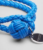 Bottega Veneta® SIGNAL BLUE INTRECCIATO NAPPA BRACELET Bottega Veneta® SIGNAL BLUE INTRECCIATO NAPPA BRACELET