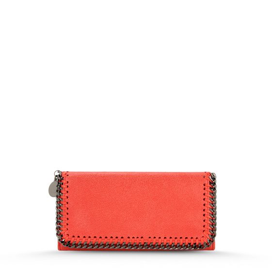 Stella McCartney, Falabella Shaggy Deer Flap Wallet