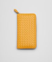 Bottega Veneta® SUN INTRECCIATO NAPPA ZIP AROUND WALLET Bottega Veneta® SUN INTRECCIATO NAPPA ZIP AROUND WALLET