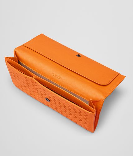 BOTTEGA VENETA - Sun Intrecciato Washed Lambskin Document Case