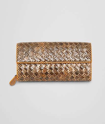 BOTTEGA VENETA - CONTINENTAL PORTEMONNAIE aus Ayers Livrea Intrecciato SUN