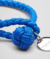 Bottega Veneta® SIGNAL BLUE INTRECCIATO NAPPA BRACELET Bottega Veneta® SIGNAL BLUE INTRECCIATO NAPPA BRACELET