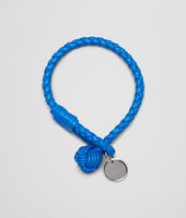 Bottega Veneta® SIGNAL BLUE INTRECCIATO NAPPA BRACELET Bottega Veneta® SIGNAL BLUE INTRECCIATO NAPPA BRACELET