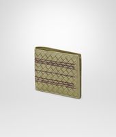 Bottega Veneta® New Army Striped Intrecciato Light Calf Wallet Bottega Veneta® New Army Striped Intrecciato Light Calf Wallet