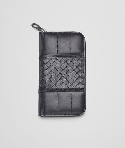 BOTTEGA VENETA - Tourmaline Quilted Light Calf Zip Around Wallet