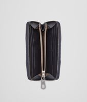 Bottega Veneta® Tourmaline Quilted Light Calf Zip Around Wallet Bottega Veneta® Tourmaline Quilted Light Calf Zip Around Wallet