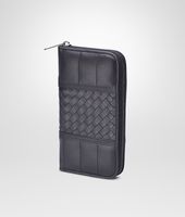 Bottega Veneta® Tourmaline Quilted Light Calf Zip Around Wallet Bottega Veneta® Tourmaline Quilted Light Calf Zip Around Wallet