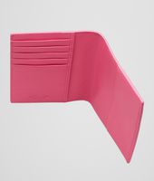 Bottega Veneta® Aubergine Rosa Shock Intrecciato Washed Vintage Passport Case Bottega Veneta® Aubergine Rosa Shock Intrecciato Washed Vintage Passport Case