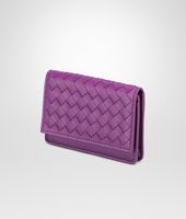Bottega Veneta® MONALISA INTRECCIATO NAPPA CARD CASE Bottega Veneta® MONALISA INTRECCIATO NAPPA CARD CASE