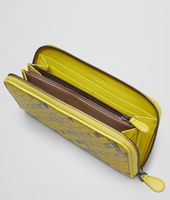 Bottega Veneta® New Chartreuse Intrecciato Ayers Nappa Zip Around Wallet Bottega Veneta® New Chartreuse Intrecciato Ayers Nappa Zip Around Wallet