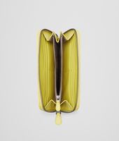 Bottega Veneta® New Chartreuse Intrecciato Ayers Nappa Zip Around Wallet Bottega Veneta® New Chartreuse Intrecciato Ayers Nappa Zip Around Wallet