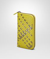 Bottega Veneta® New Chartreuse Intrecciato Ayers Nappa Zip Around Wallet Bottega Veneta® New Chartreuse Intrecciato Ayers Nappa Zip Around Wallet