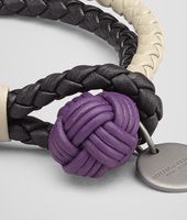 Bottega Veneta® ARMBAND AUS DRAP CALF INTRECCIATO NERO SAND MONALISA Bottega Veneta® ARMBAND AUS DRAP CALF INTRECCIATO NERO SAND MONALISA
