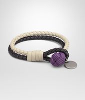 Bottega Veneta® ARMBAND AUS DRAP CALF INTRECCIATO NERO SAND MONALISA Bottega Veneta® ARMBAND AUS DRAP CALF INTRECCIATO NERO SAND MONALISA