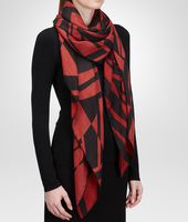 Bottega Veneta® SIENNA BLACK CASHMERE SILK WOOL SCARF Bottega Veneta® SIENNA BLACK CASHMERE SILK WOOL SCARF