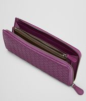 Bottega Veneta® MONALISA INTRECCIATO NAPPA ZIP AROUND WALLET Bottega Veneta® MONALISA INTRECCIATO NAPPA ZIP AROUND WALLET
