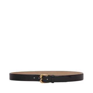 ALEXANDER MCQUEEN, Belt, Two Skull Square Buckle Belt
