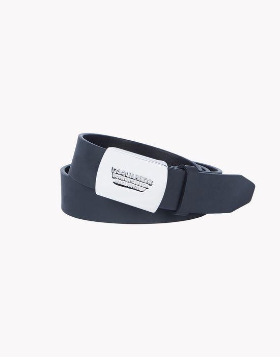 leather plaque belt belts Man Dsquared2