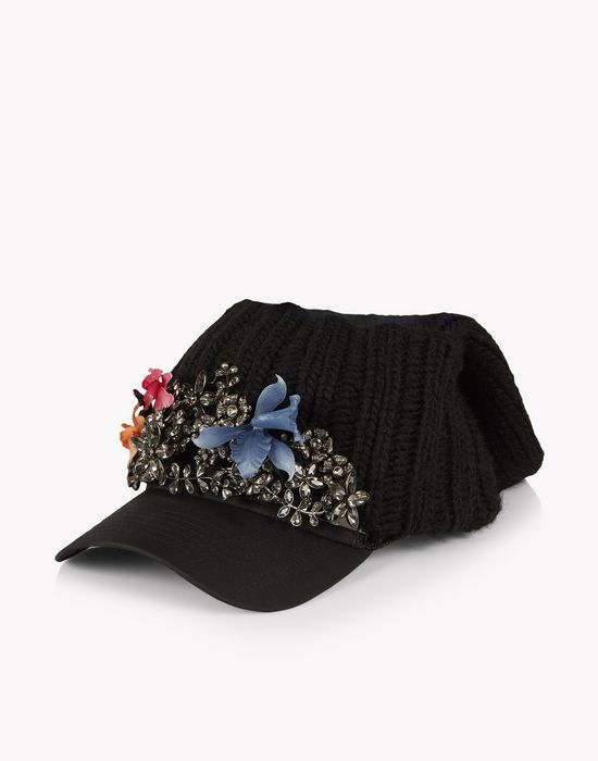 crystal embellished beanie cap other accessories Man Dsquared2