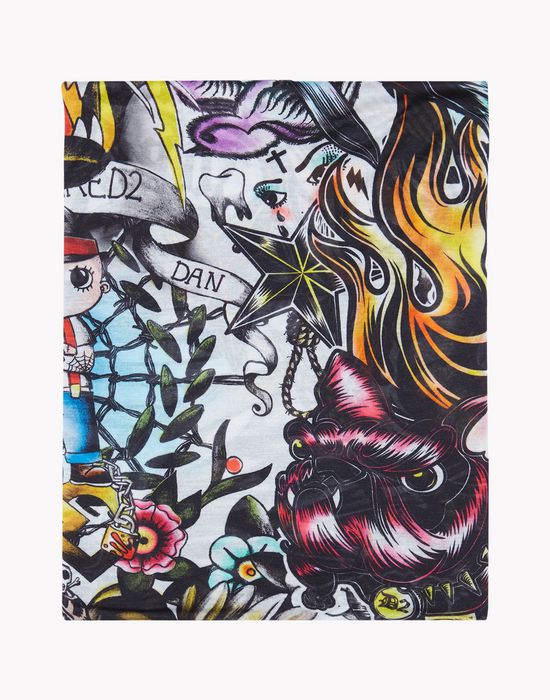 tattoo foulard other accessories Man Dsquared2