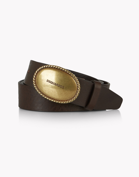 buckle leather belt belts Man Dsquared2