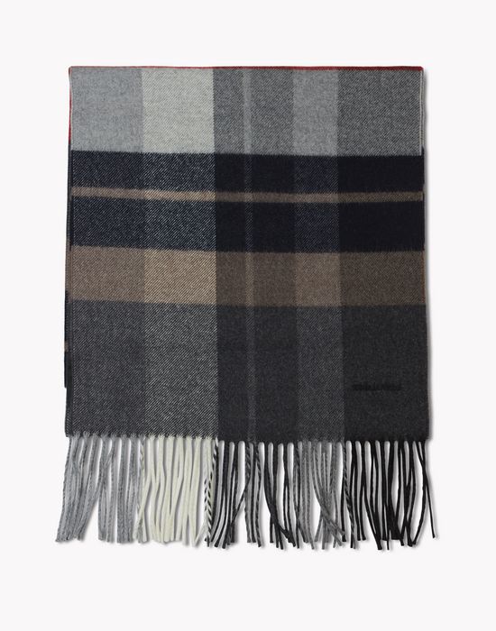 check wool flannel scarf other accessories Man Dsquared2
